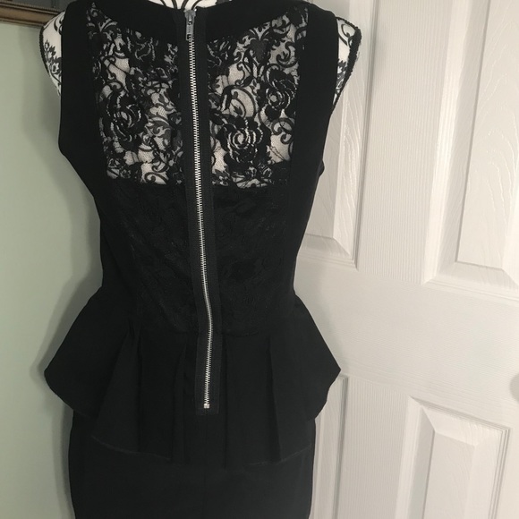 Ruby Rox Peplum Lace Dress - Picture 3 of 5